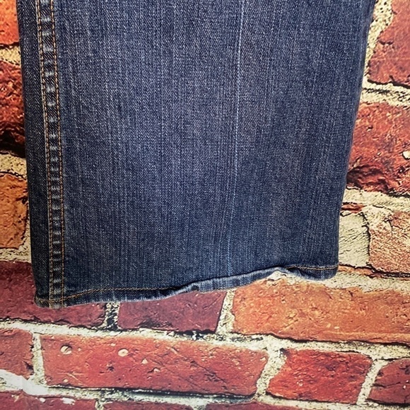 Fcuk French Connection Mid Ride Wide Flare Leg medium wash size 12 - Picture 7 of 10